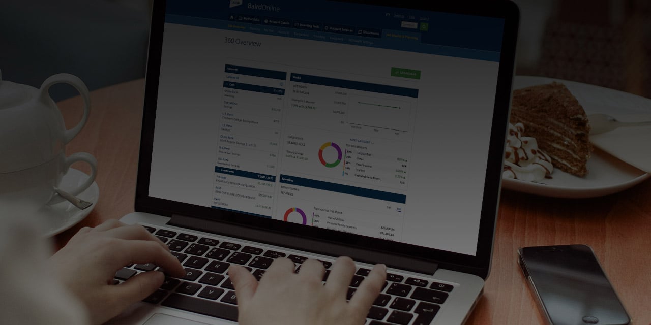 Individual looking at Silver Lake Online on their laptop